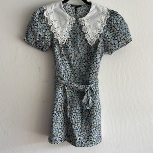 Maje Fleurs celad dress in 34